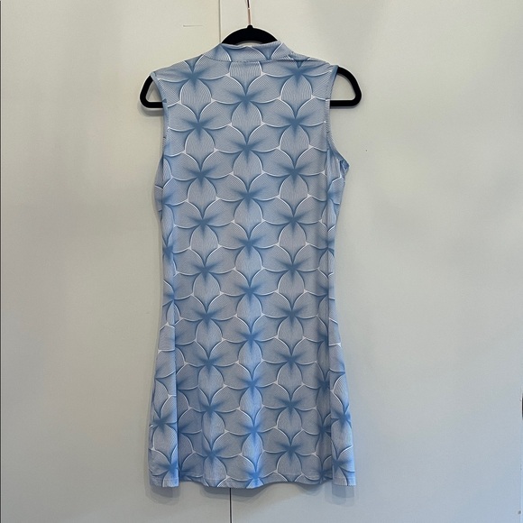 Tail Blue and White Patterned Golf Dress - Picture 2 of 2